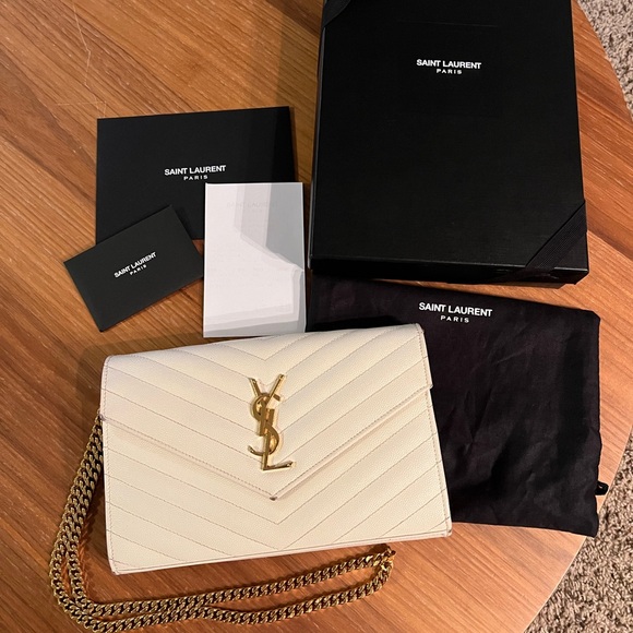 Saint Laurent Cassandre Chain Wallet - Picture 14 of 14